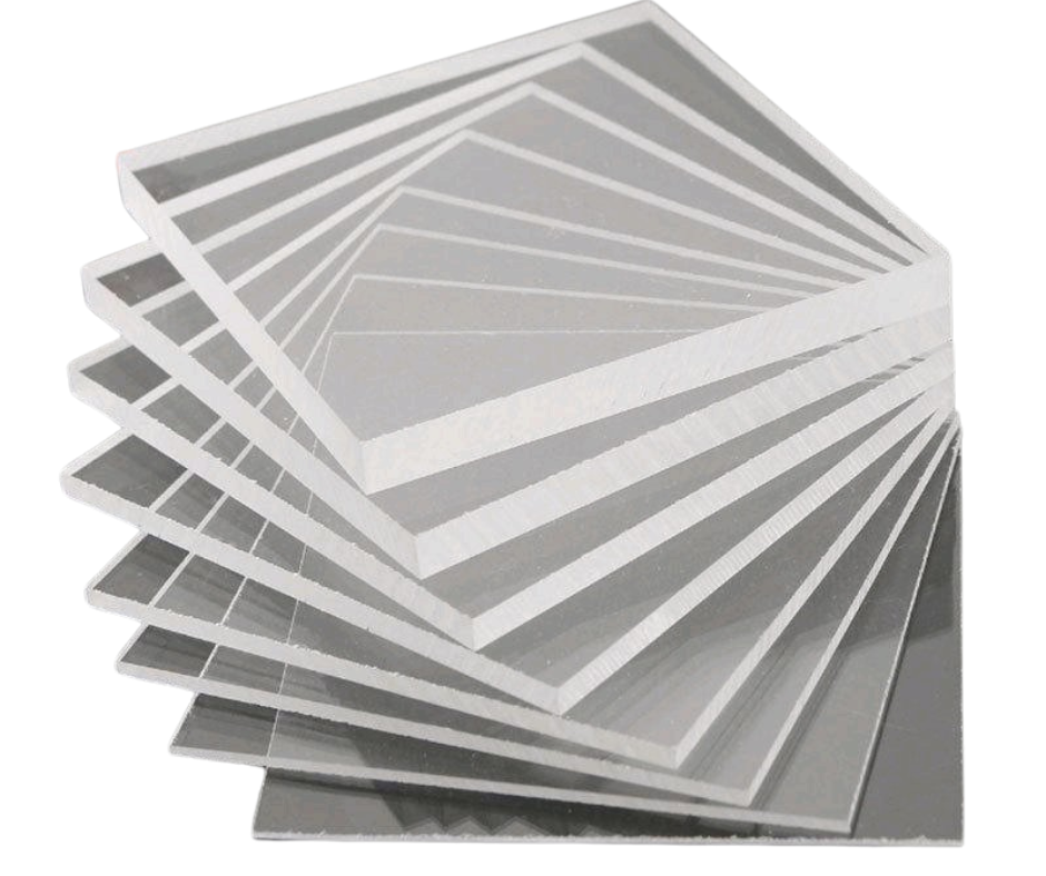 Plaques polycarbonate Compact transparent de différentes épaisseurs