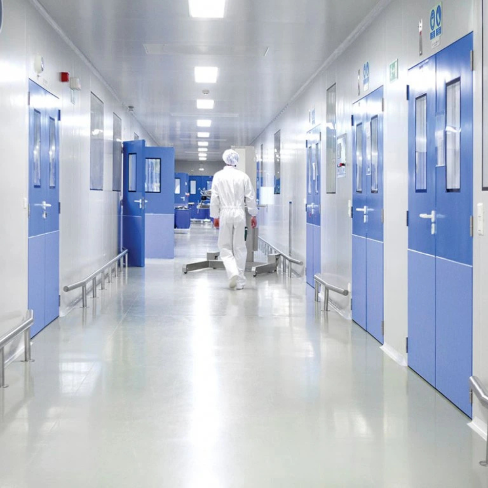 Revêtement mural intérieur pour les établissements de santé (hôpital, clinique, EHPAD, salle stérile et laboratoire