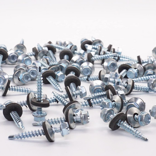 Vis auto-foreuses avec rondelles EPDM pour métal