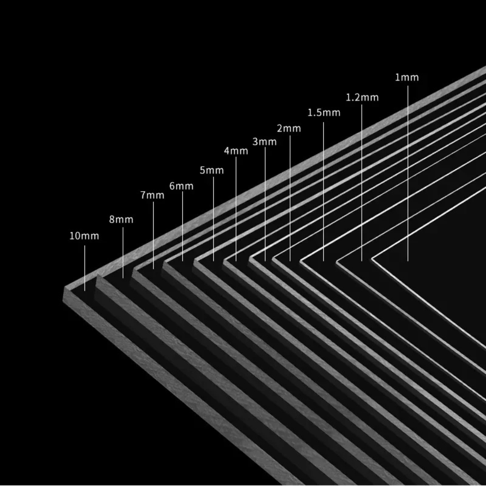 Plaques en polycarbonate Transparent de différentes épaisseurs allant de 1 à 10mm
