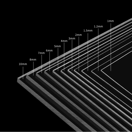 Plaques en polycarbonate Transparent de différentes épaisseurs allant de 1 à 10mm