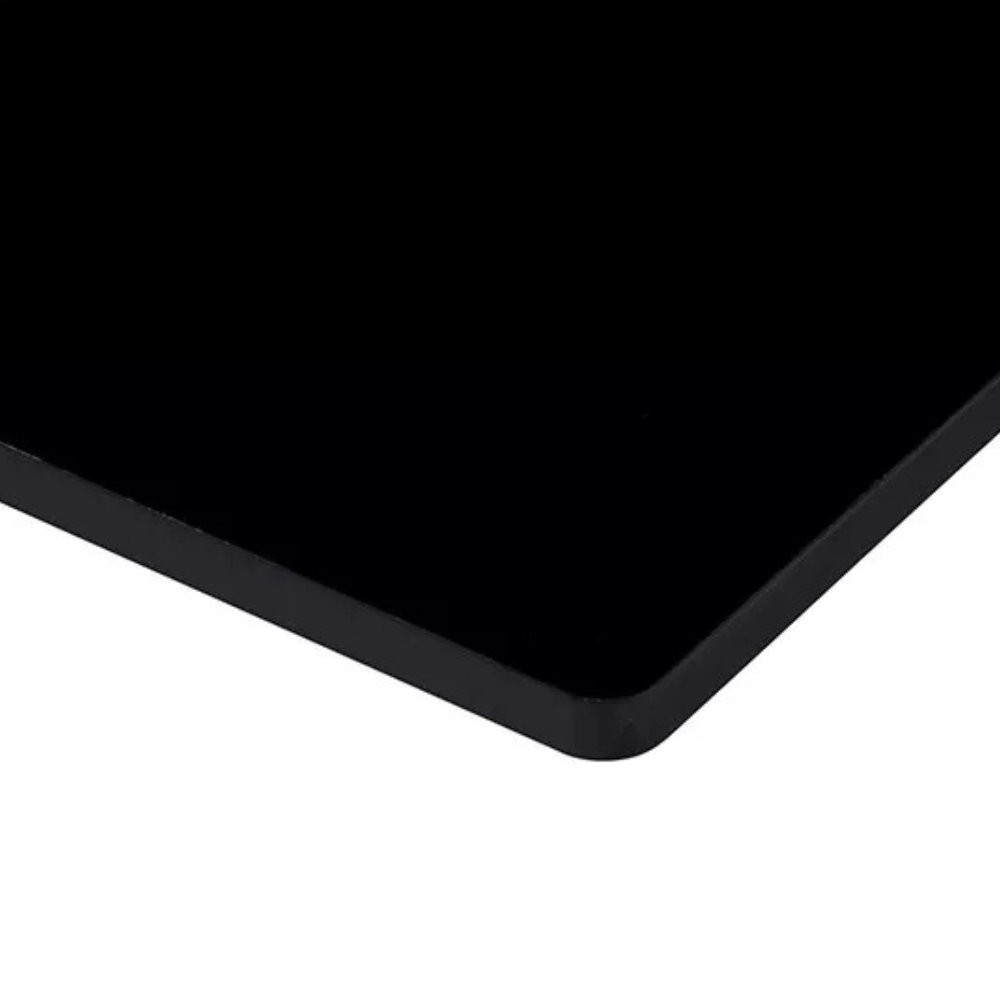 panneau en polycarbonate compact de couleur noir opaque