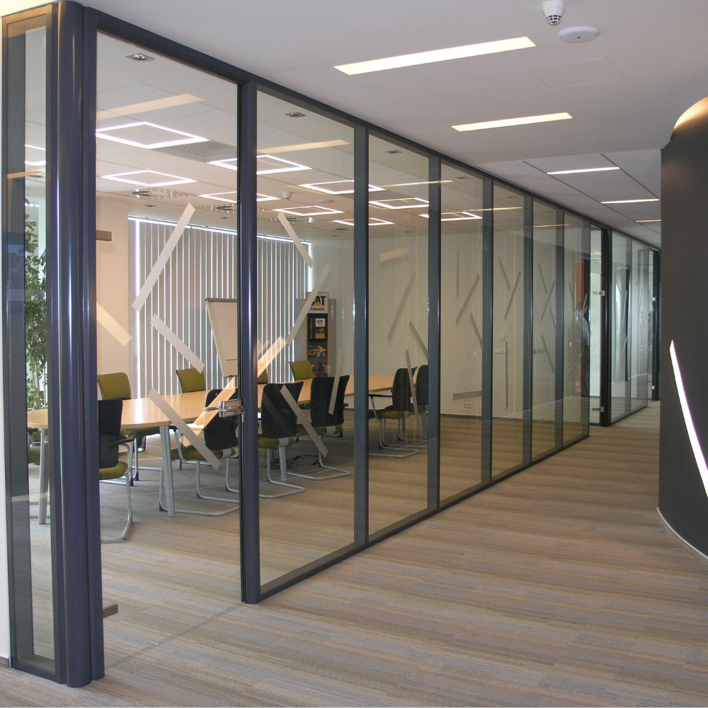 Grandes plaques de PVC transparent pour cloisons professionnelles