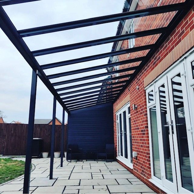 Pergola aluminium SOLARIA - Kit de Toiture Effet Verre (Blanc)