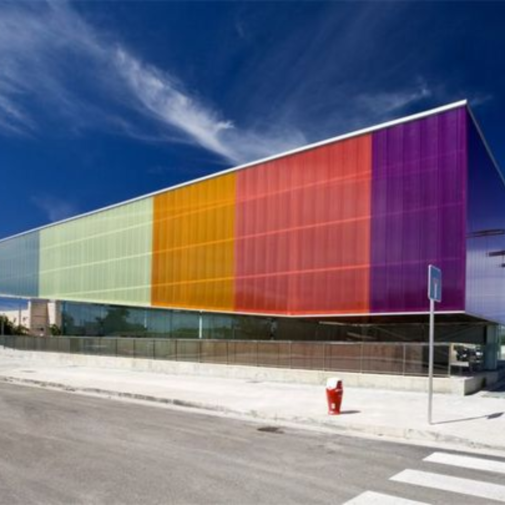 panneaux en polycarbonate emboitable coloré