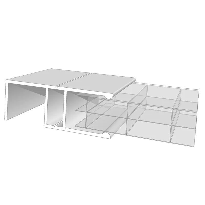 Profils de rive/ Profils F pour plaques alvéolaires