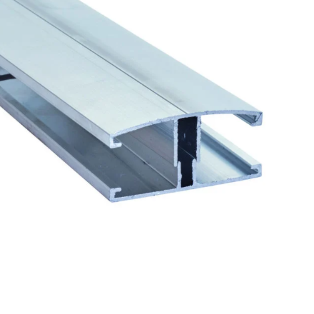 Profil de jonction en H sans joint en aluminium Brut
