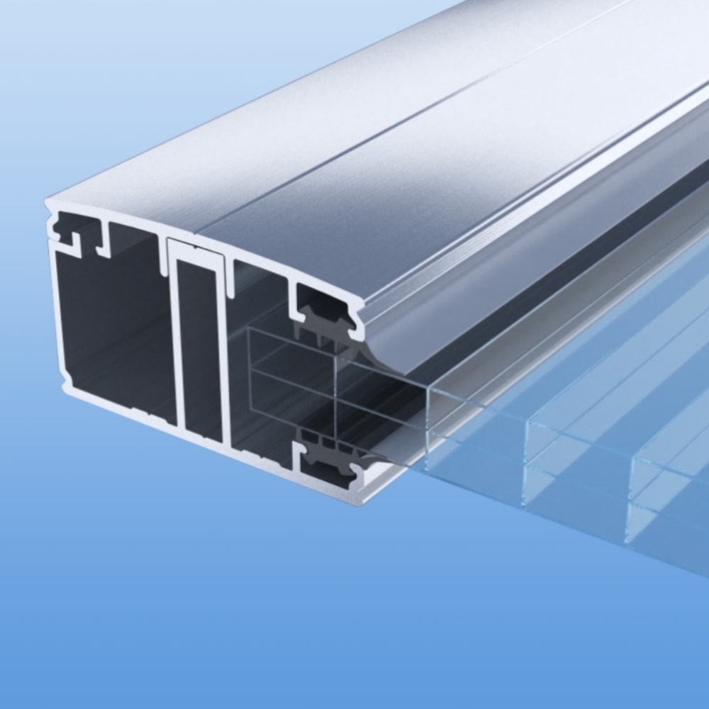 Profils de rive/ Profils F pour plaques alvéolaires