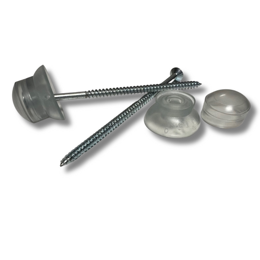 vis avec capuchon d’étanchéité sont spécialement conçues pour la fixation des plaques en polycarbonate et PVC grande onde