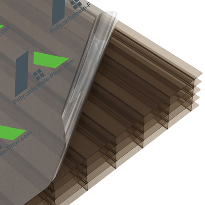 Échantillon en polycarbonate alvéolaire