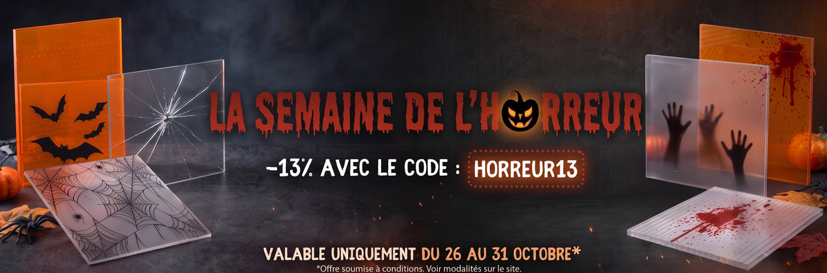Promotions d'Halloween : La semaine de l'horreur -13% code HORREUR13