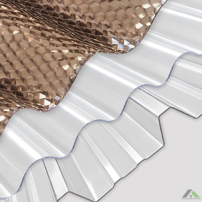 Échantillon Polycarbonate Ondulé