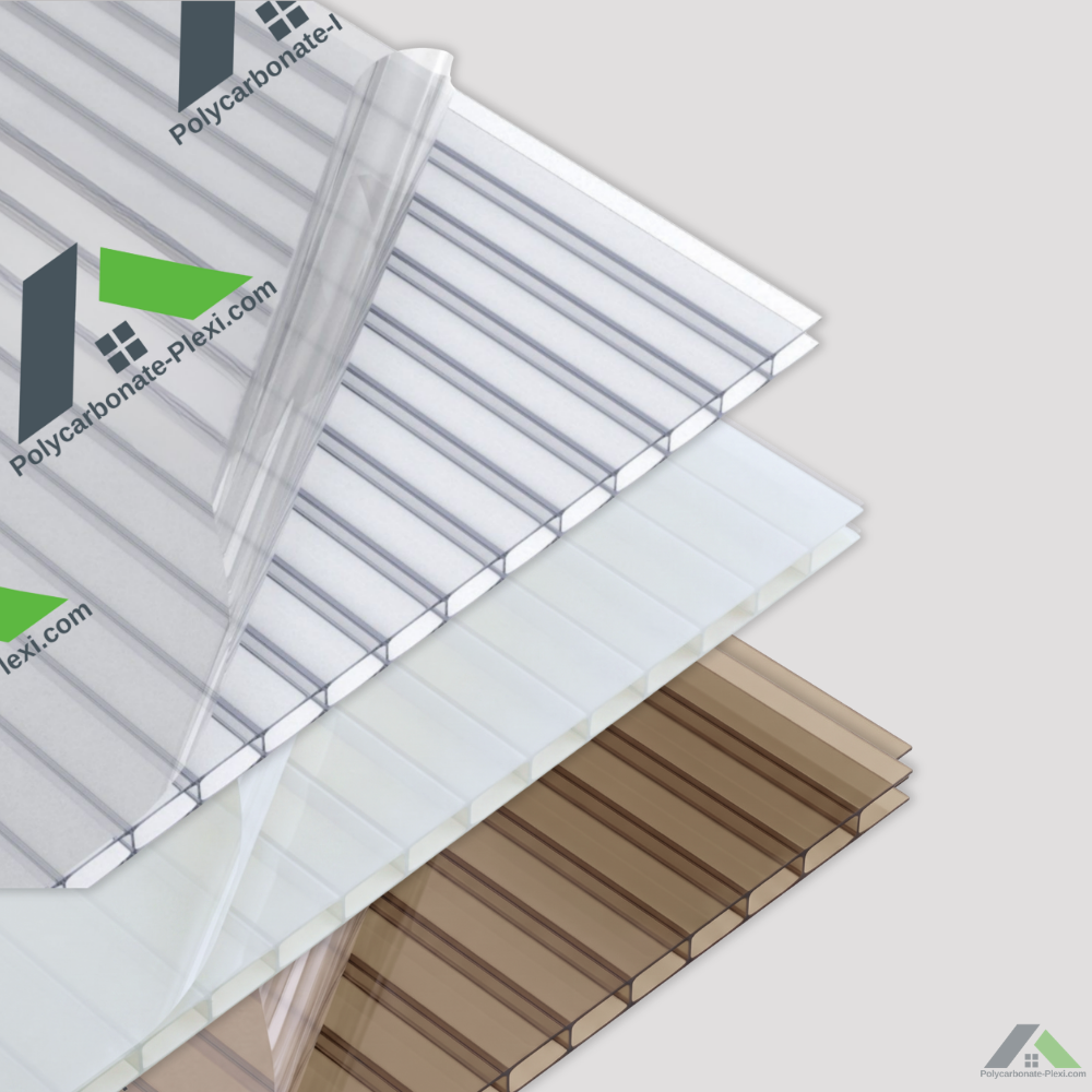 Plaque polycarbonate alvéolaire 6 mm standard ou sur mesure
