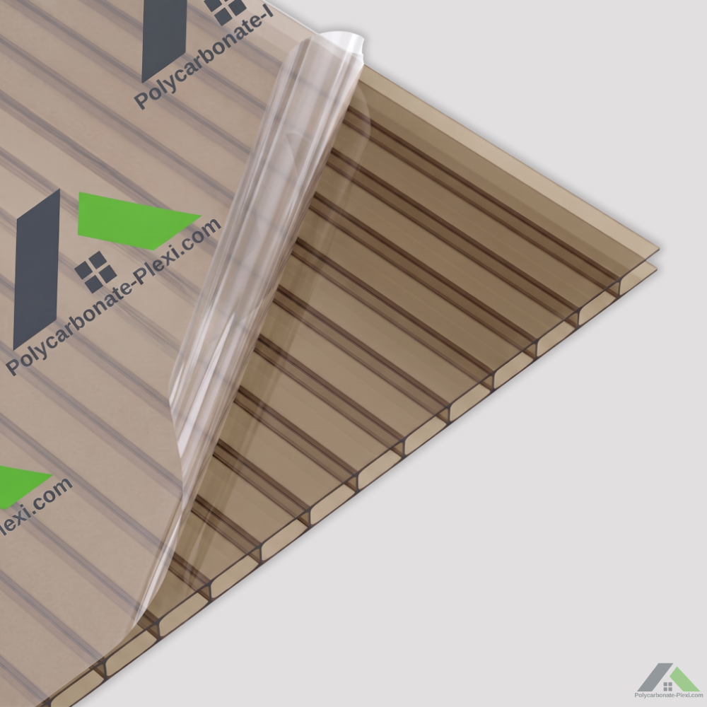 Plaque polycarbonate alvéolaire 6 mm standard ou sur mesure
