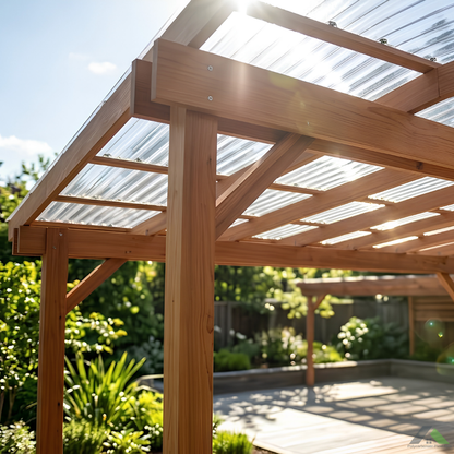 Polycarbonate Ondulé Transparent 0.8mm -  Petite Onde