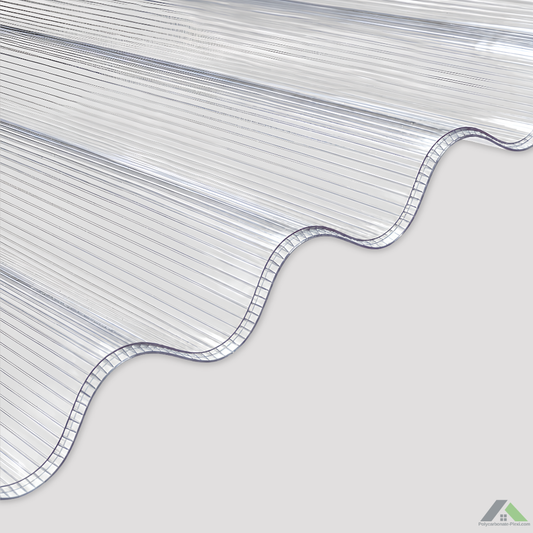 Plaque polycarbonate ondulé alvéolaire 6 mm – Isolation renforcée et haute résistance
