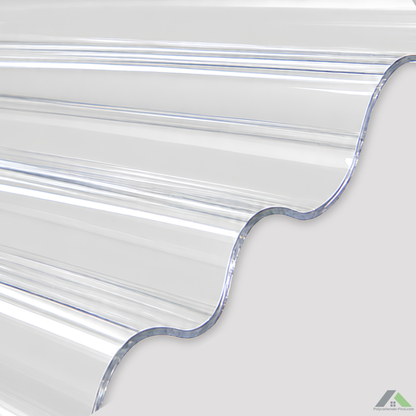 Plaque polycarbonate ondulé 0,8 mm petite onde standard ou sur mesure
