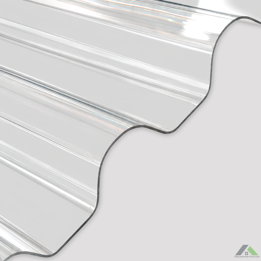 Plaque polycarbonate ondulé 1 mm Omega standard 