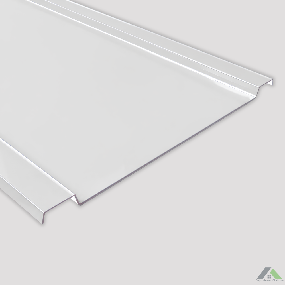 Plaque polycarbonate profilé transparent R-Glaze® 3 mm

