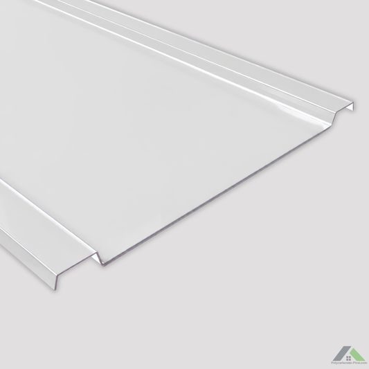 Plaque polycarbonate profilé transparent R-Glaze® 3 mm
