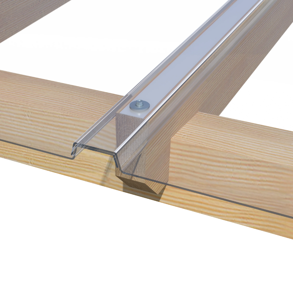 Nouveauté! Polycarbonate profilé Transparent R Glaze en 3mm
