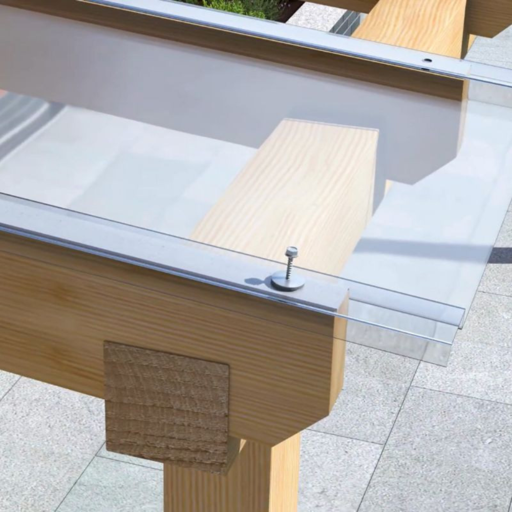 Vis avec rondelle inox R Glaze - paquet de 50 pièces