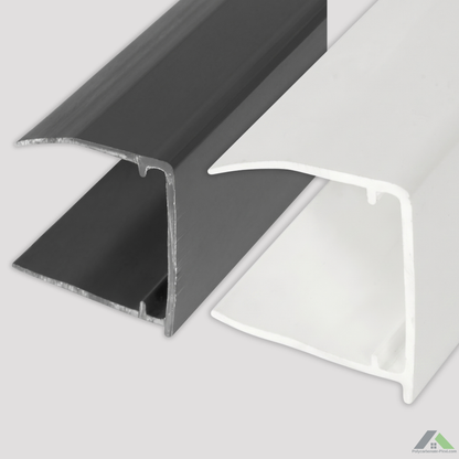 Profil U (Obturateur) en PVC pour plaques de polycarbonate alvéolaire et compact
