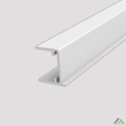 Profil U en aluminium pour plaques de polycarbonate alvéolaire et compact
