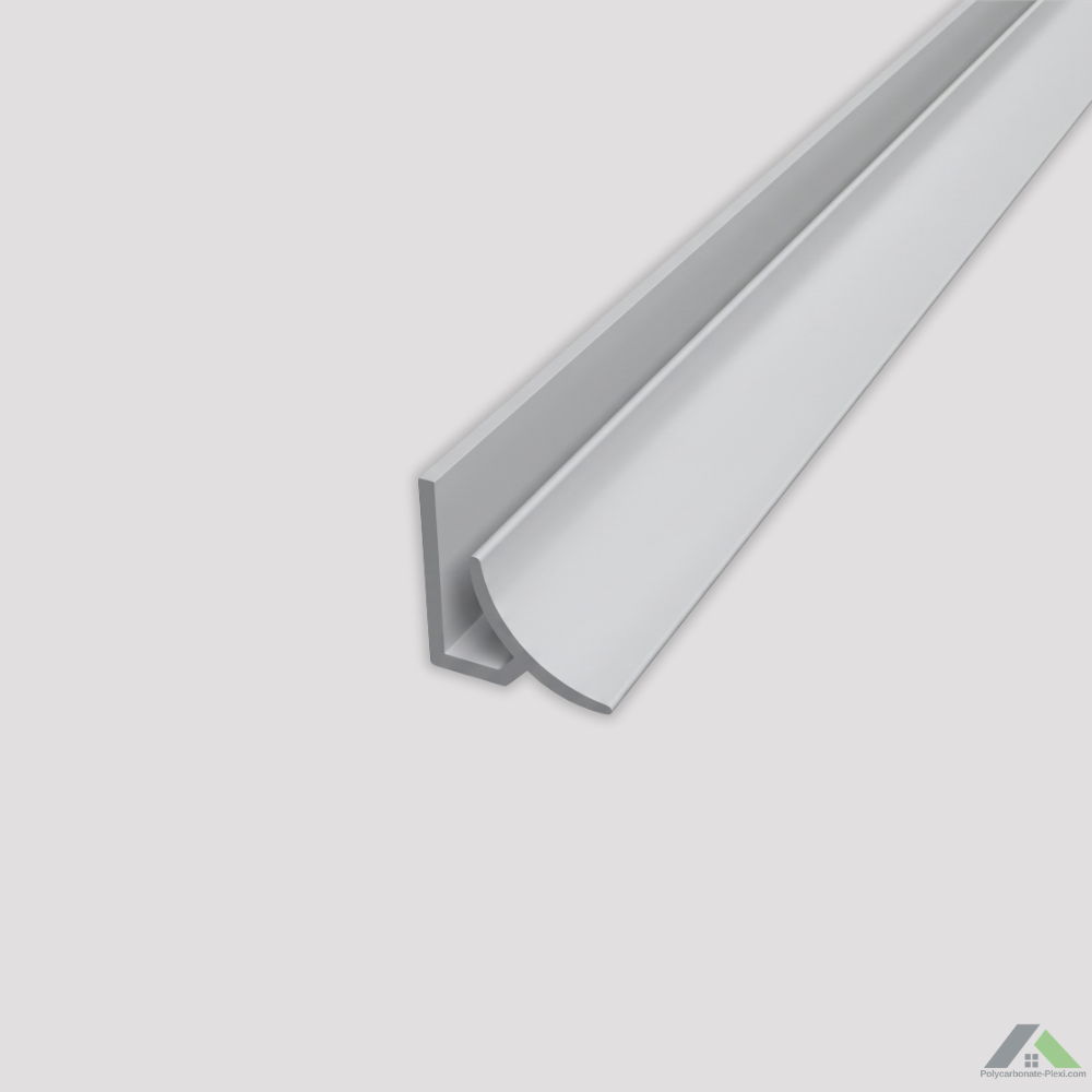 Profil d’angle intérieur arrondi PVC 3050 mm pour panneaux hygiéniques
