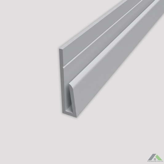Profil de bord PVC 3050 mm pour la finition des panneaux PVC
