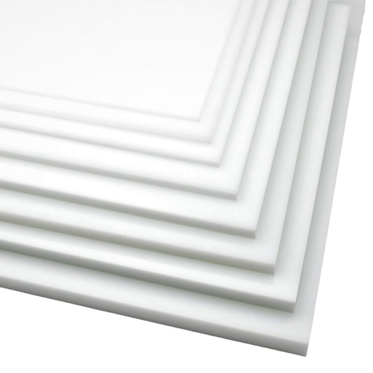 feuilles en polycarbonate compact de couleur blanche de différentes épaisseurs