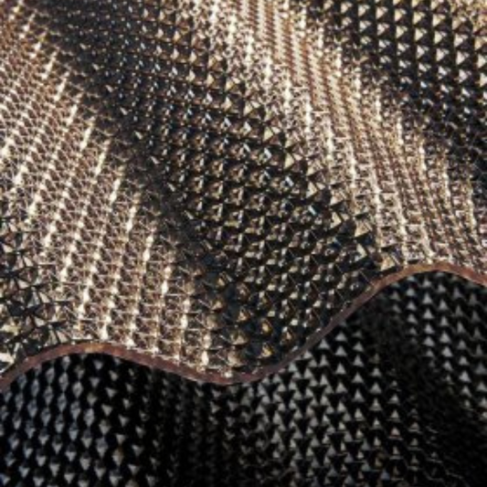 Polycarbonate Ondulé Diamanté Bronze 2.8mm