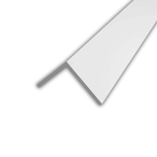Cornière L en PVC pour angle extérieur