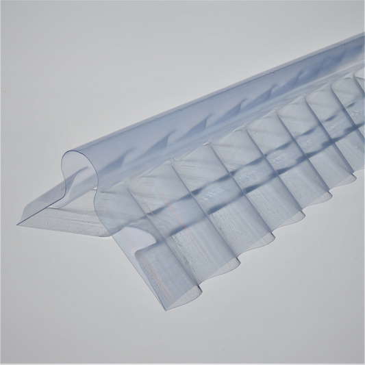 faitière double pente en polycarbonate pour toiture ondulée