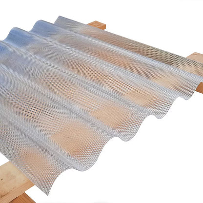 Polycarbonate Ondulé Diamanté Transparent 2.8mm - Grande Onde