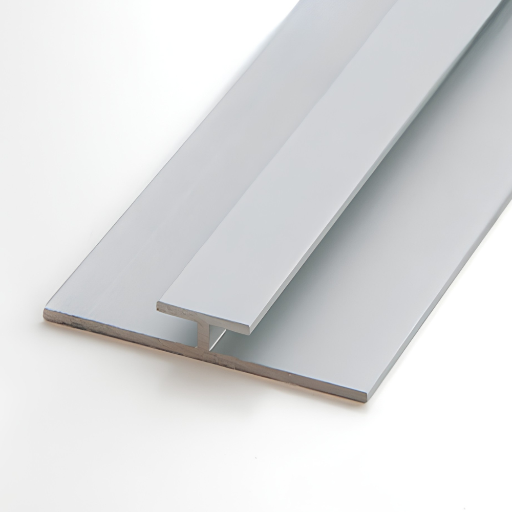 Profil H aluminium de jonction pour panneaux de 3 mm