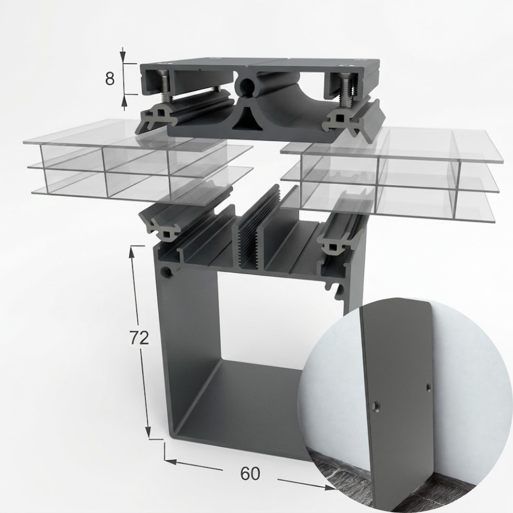 Kit Profil de Bord Autoportant en aluminium