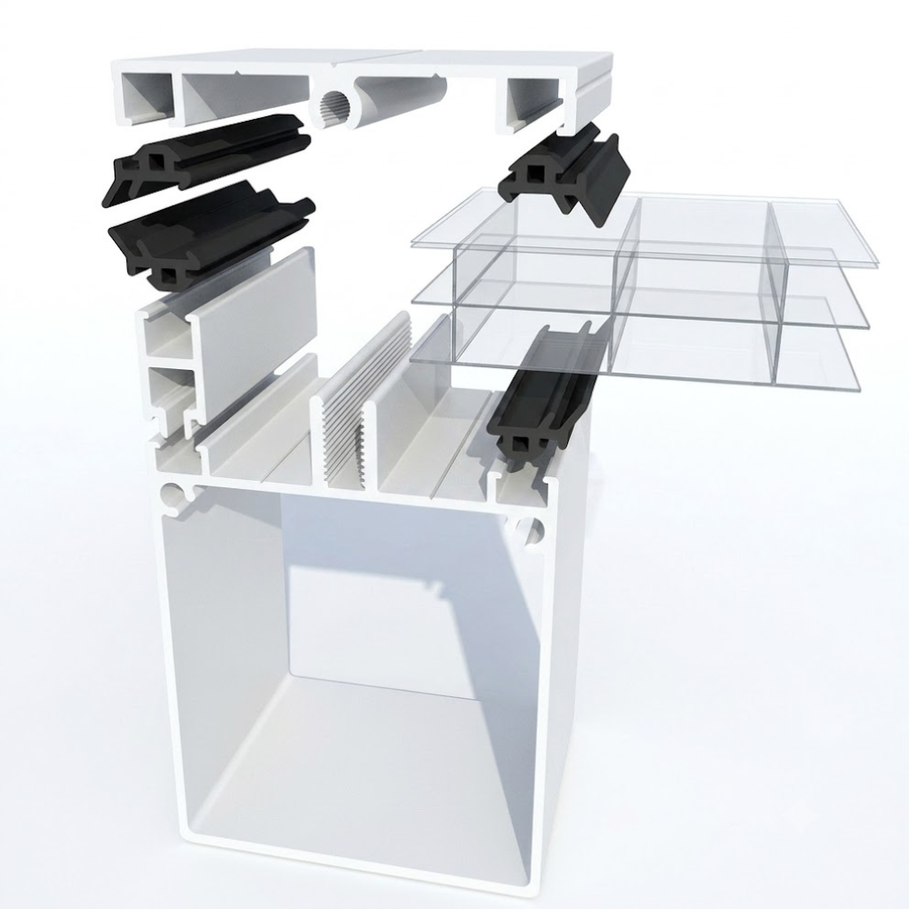 Kit Profil de Bord Autoportant en aluminium