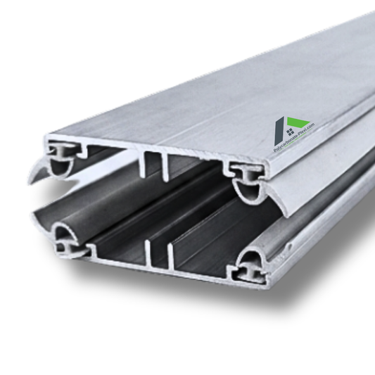profil intermédiaire pour le polycarbonate alvéolaire en aluminium avec joint d'étanchéité