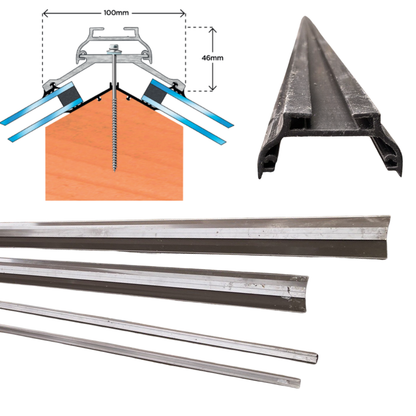 Profil/Faîtière double pente